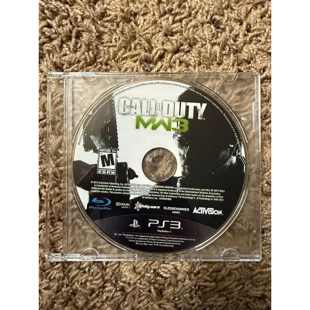 Call of Duty: Modern Warfare 3 (Sony Playstation 3, 2011) PS3 - Disc Only